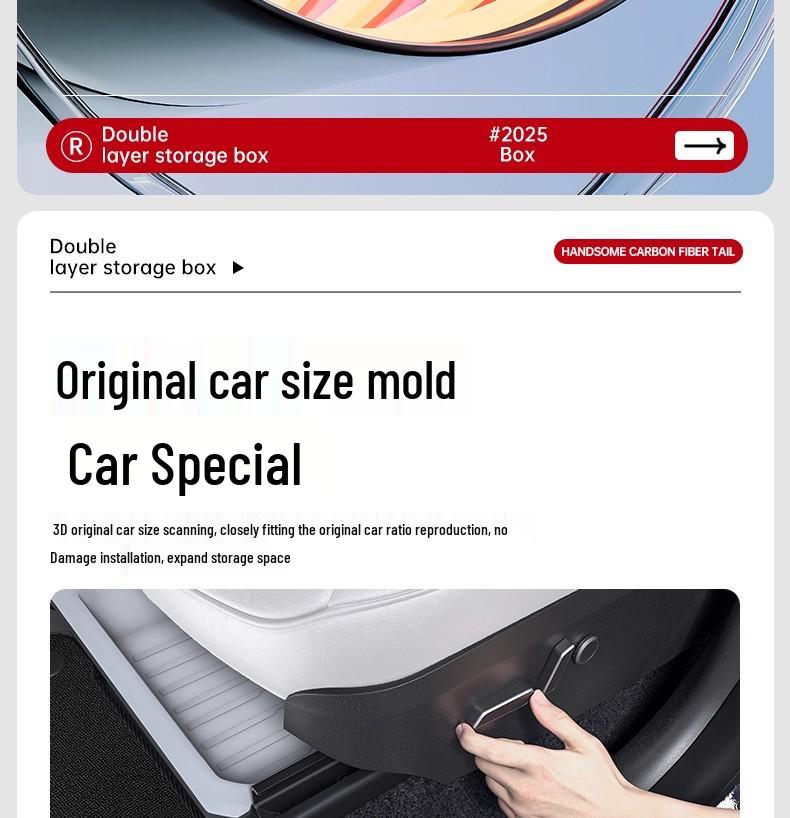Tesla Model Y Under-Seat Storage Box for Center Console Organization