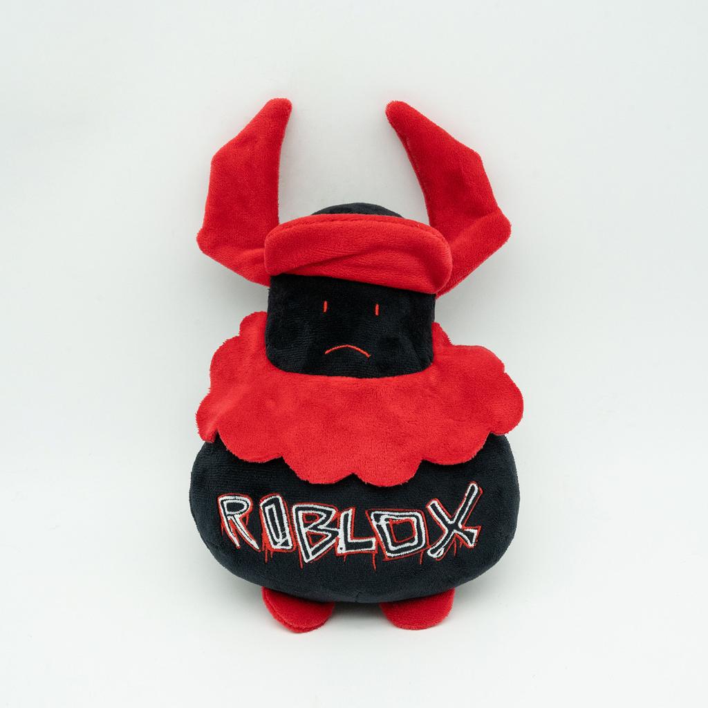 Roblox Verlassener Gast 666 Plüschtier Schwarzes Rotes Gehörntes Weiches Stofftier Spielcharakter Puppe Sammlerstück Geschenk Für Kinder Roblox Fans