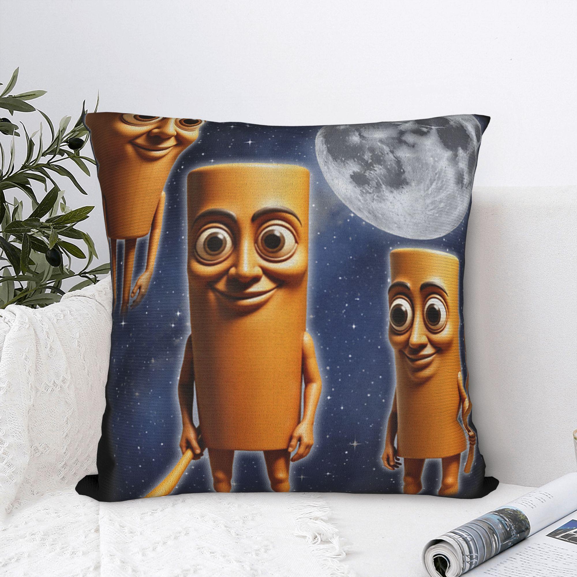 Fine Glasses Unisex Tung Tung Sahur Italian Pillowcases Novelty Pillow Case For Office Car Home Decor Soft Pillow Cover