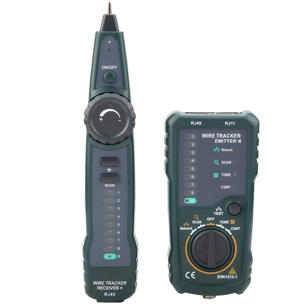 Multi-function Cable Tester, LAN Checker, Tone Probe, Telephone Line Tracker, Network Cable Detector, Power Line Locator, LAN Cable, Telephone Line, E