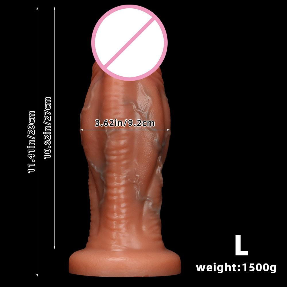Super Large Liquid Silicone Egg Shaped Soft Anal Expansion Training Device  Irregular Anal Plug  Large Penis  Adult Sexual Product