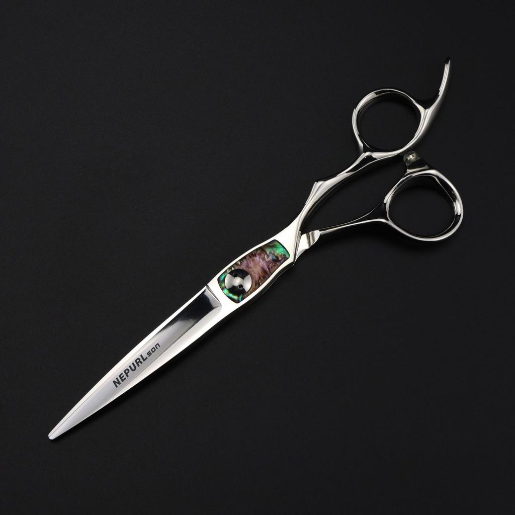 6,5 Zoll CNC-Prozess große Haarschere VG10 helle Innenklinge, Friseurschere Flachschnitt, speziell