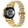 Für Samsung Galaxy Watch7 44mm 40mm Metall-Uhrenarmband 7-Glieder-Armband mit Schnellverschluss - Gehe
