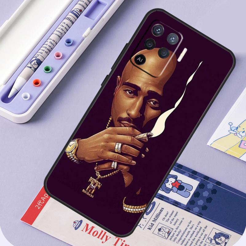 Rapper 2pac Singer Tupac For Oppo A94 A74 A54 A15 A18 A38 A58 A78 A98 A40 A60 A80 A16 A76 A96 A57 A17 A77 A5 Pro Case
