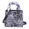 New bag women's embroidery silk scarf portable Princess Diana bag high-end versatile shoulder messenger bag