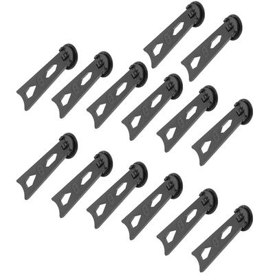 15 Stück Fotorahmenständer, Halter für glatte Oberflächen, Tischhalter, Staffelei, kleine Halterung, Bildhalterungen aus Kunststoff, Sockel