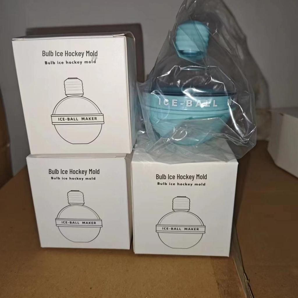 Silicone Round Ice Ball Mold Maker for Large Sphere Frozen Ice Cubes