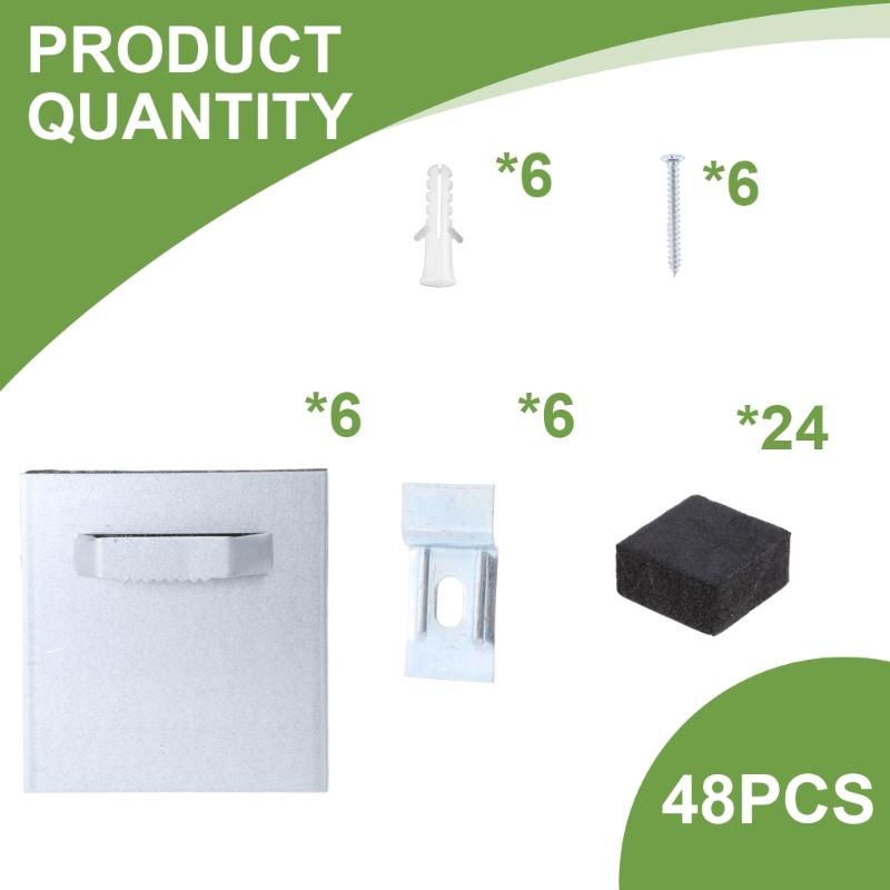 Secure Adhesive Mounting Hangers set easy installs Adhesive Hanging Plates Adhesive Metal Hanger for Art & Photo Displays