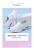 Women's Breathable Genuine Leather Nurse Shoes - Soft Sole, Wedge Heel, Non-slip, Air Cushion, Comfortable White Work Shoes