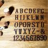 ??? Metal Letters Numbers Cast Iron Decoration House Sign Doorplate DIY Cafe Wall