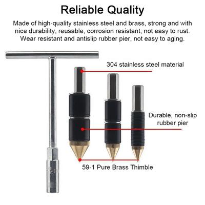 Goupille d'arrêt d'eau à fusion chaude Acier inoxydable Tube PPR Bouchon d'eau Réparations Cuisine Salle de bain Ensemble d'outils de plomberie Tunnels de tubes