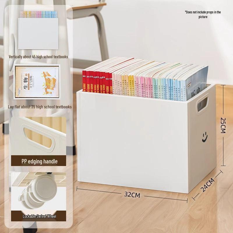 Aufbewahrungsbox für Riemenscheibenbücher mit großer Kapazität für den Klassenzimmergebrauch
