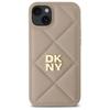 Dkny Dkhcp15Mpqdsle Iphone 15 Plus 6.7  Beżowy/Beige Quilted Stack Logo