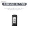 ABS Carbon Fiber Style Car Key Case Cover For Mitsubishi Xpander Outlander ASX Pajero Eclipse Cross Montero Protected Shell Fob
