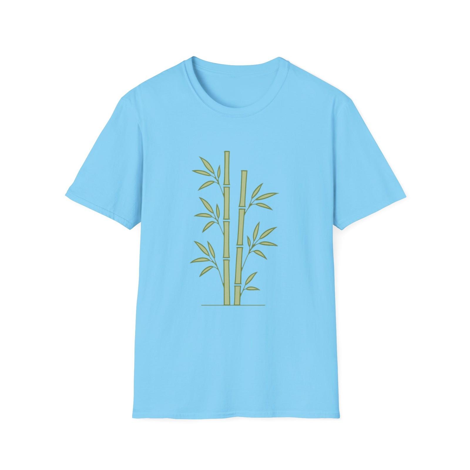 Unisex Softstyle Bamboo Strength T-Shirt Mens Womens Tees Top | Zen Nature 3XL