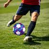 1pc Neon Zigzag Lightweight PVC Training Soccer Ball, Size 5, Suitable for Indoor and Outdoor TrainingGift y60348