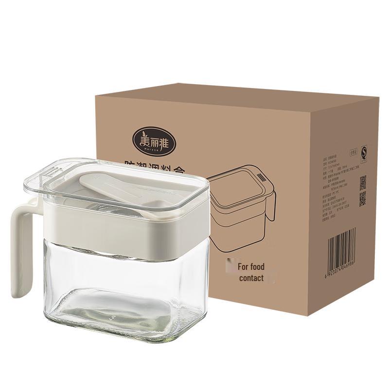 Стеклянная влагостойкая банка для специй Meiliya 300 мл