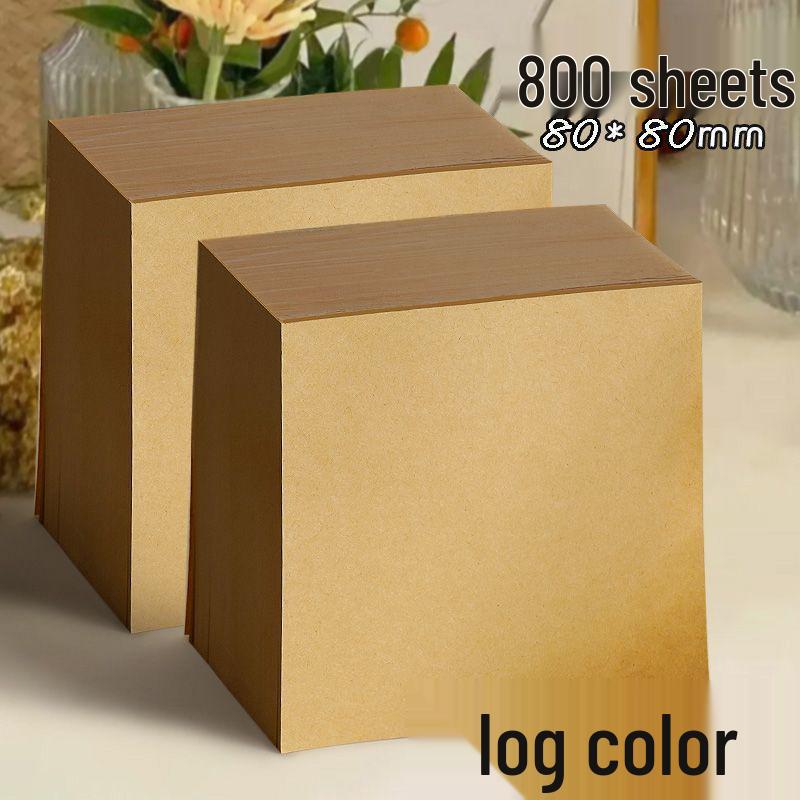 Muji Style Small Square Extra Thick Tearable Blank Notepad