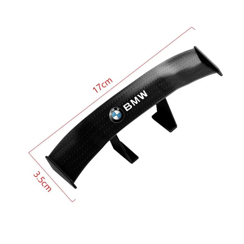 2025 Hot For BMW Car Mini Spoiler Tail Wing Carbon Fiber Look Tail Wings Model For BMW E36 E46 E90 E60 F10 F30 E39 F20 E87 E92 G