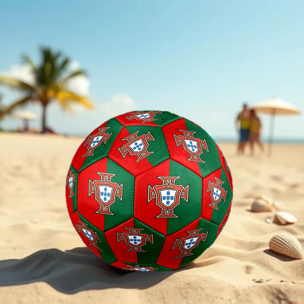 CR7 Portuguese Soccer Star Celebration Soccer Ball Size 5 Football Machine Sewn Outdoor Universal Football Perfect Gift for Sports Enthusiasts
