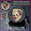 4 ks 65MM Auto Znak Emblem Krytky Středů Kol Poklice Ráfku Kryt Středu Kola Pro Porsche Cayenne Panamera Macan Boxster 911 928 944 918 917
