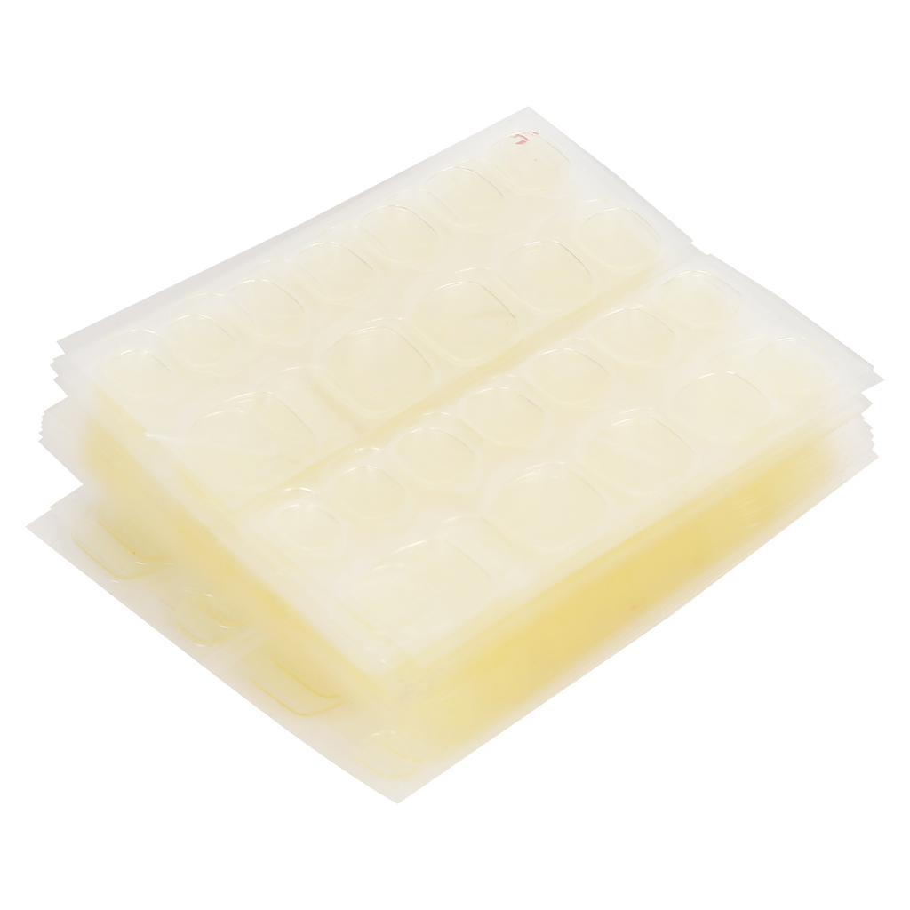 30 Sheet Nail Art Fake Nail Adhesive Tabs Waterproof DoubleSided Nail Tape for Home Salon
