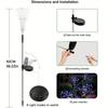 DIY Waterproof Solar LED Light 8 Modes Street Light Solar Landscape Light Lawn Pathway Light Wedding Party