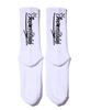 CREAM SODA LAB Cream Soda Lettering Socks White
