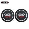 Car Anti-slip cup holder mat set For q2 A3 A4 B5 B6 A3 8P 8V 8L A5 A6 C6 C5 A1 A7 A8 Q2 Q3 TT RS3 RS4 Car Styling Accessories