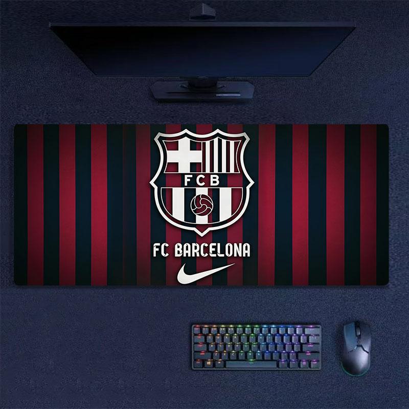 Fc Barcelona Velká podložka pod herní stůl Protiskluzová podložka pod notebook Tablet Velká podložka pod myš Podložka XXL Podložka pro Mini PC S uzamčeným okrajem