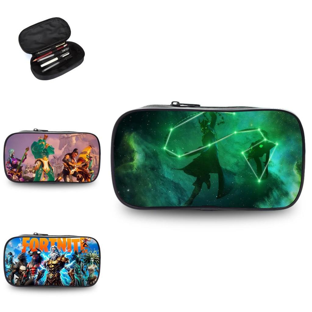 Fortnite Chapter 2 Season 5 Large Capacity Student Pencil Case Durable Oxford Material