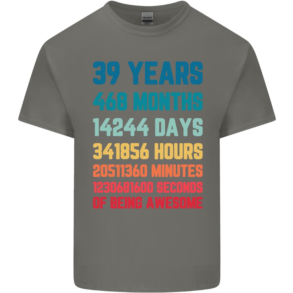 39th Birthday 39 Year Old Unisexs Light Cotton TShirt
