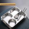 316 Stainless Steel Divided Meal Prep Box