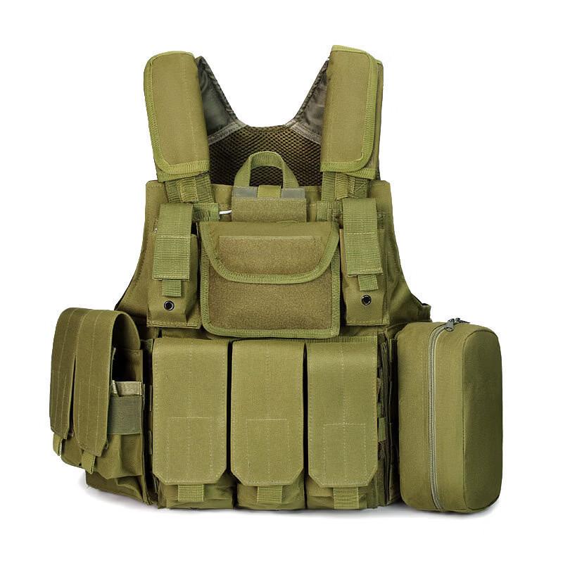Outdoor Tactical Vest 8-Piece Accessory Set