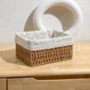 Toy Storage Storage Baskets Imitation Rattan Storage Box New Hand-woven Baskets  Home Decor