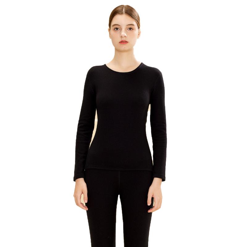 Mulberry Silk Wool Thermal Underwear Set: Velvet-Lined for Men & Women, Perfect for Autumn & Winter