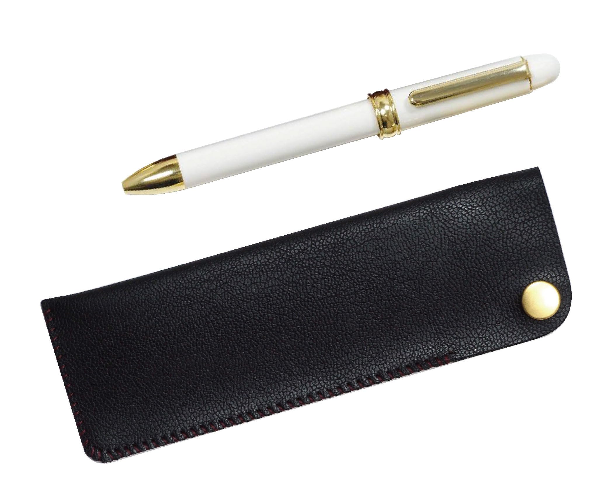 

Takizawa Horizontal Hook Pen with 2C600 Rotating Ballpoint Pen Case, Black, Two-Color Set, White, 3-Pack, T23-NK01B-2C600-W-3 белый