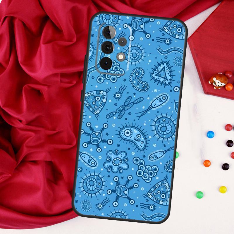 Biology and Chemistry For Samsung Galaxy A55 A53 A33 A13 A35 A15 A36 A56 A26 A16 A22 A32 A52 A54 A34 A06 A05 Case