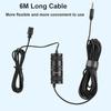 BOYA BY-M1 Pro II   Clip-on Microphone  -directional Condenser   Mic 3.5mm TRRS Plug 6M   Cable Plug-and-Play for Smartphone Camera