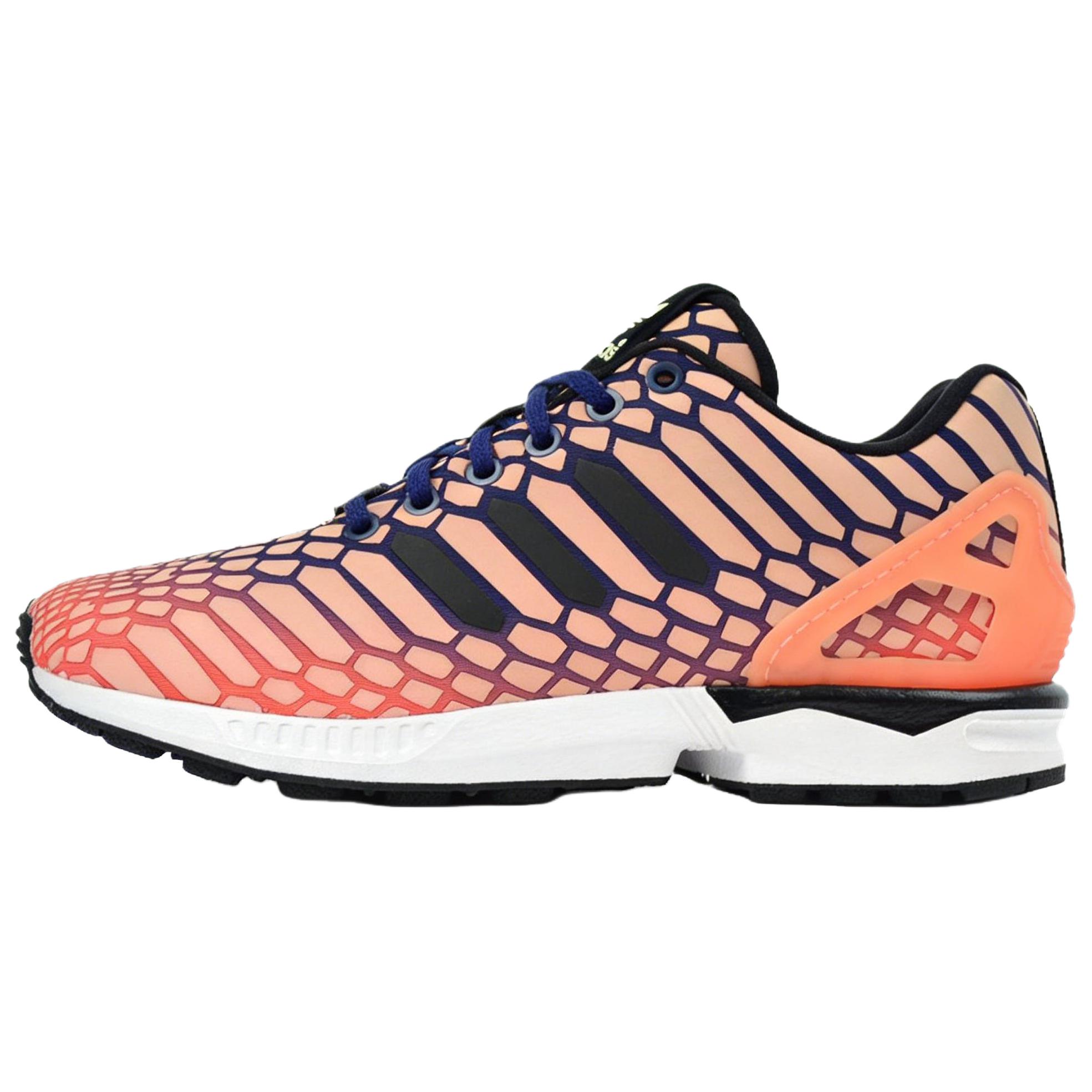 

Adidas Originals ZX Flux Sunglo Comfortable Versatile Lifestyle Casual Shoes Women sneakers Pink Orange Black AQ8230 40