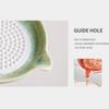 2-in-1 Garlic Sauce Bowl Handheld Garlic Paste Maker Handmade Ceramic Garlic Grater  Household Use