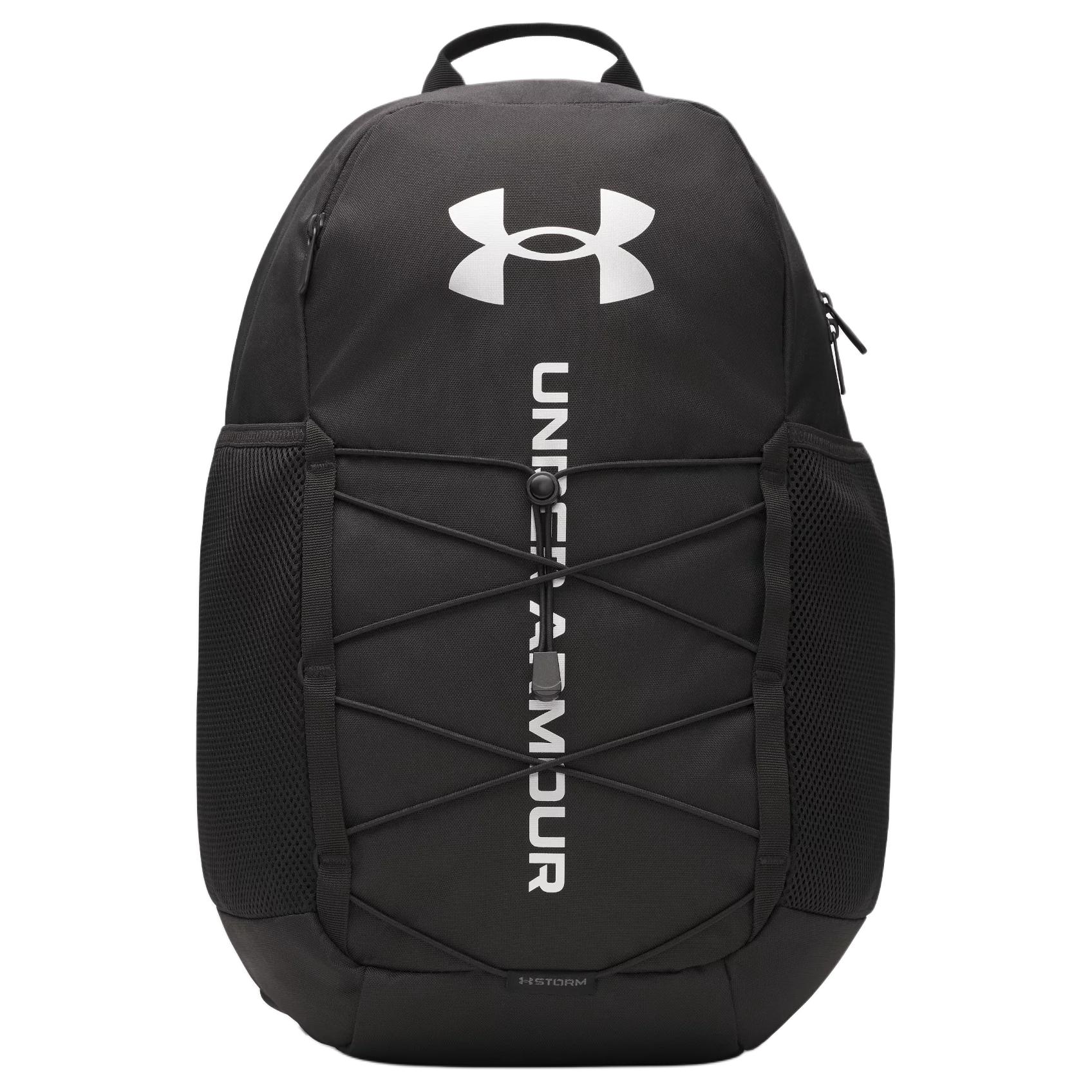 Under Armour Hustle Polyester Backpack Unisex Black 6000397-001