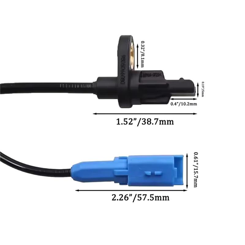 8Pcs For Citroen C3 Aircross II III C4 Cactus  2008 I 301 Front Rear ABS Wheel Speed Sensor 9805066080 9810846080