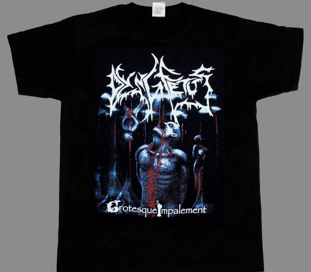 T-Shirt DYING FETUS GROTESQUE IMPALEMENT DEATH METAL GRINDCORE NEW BLACK T-Shirt