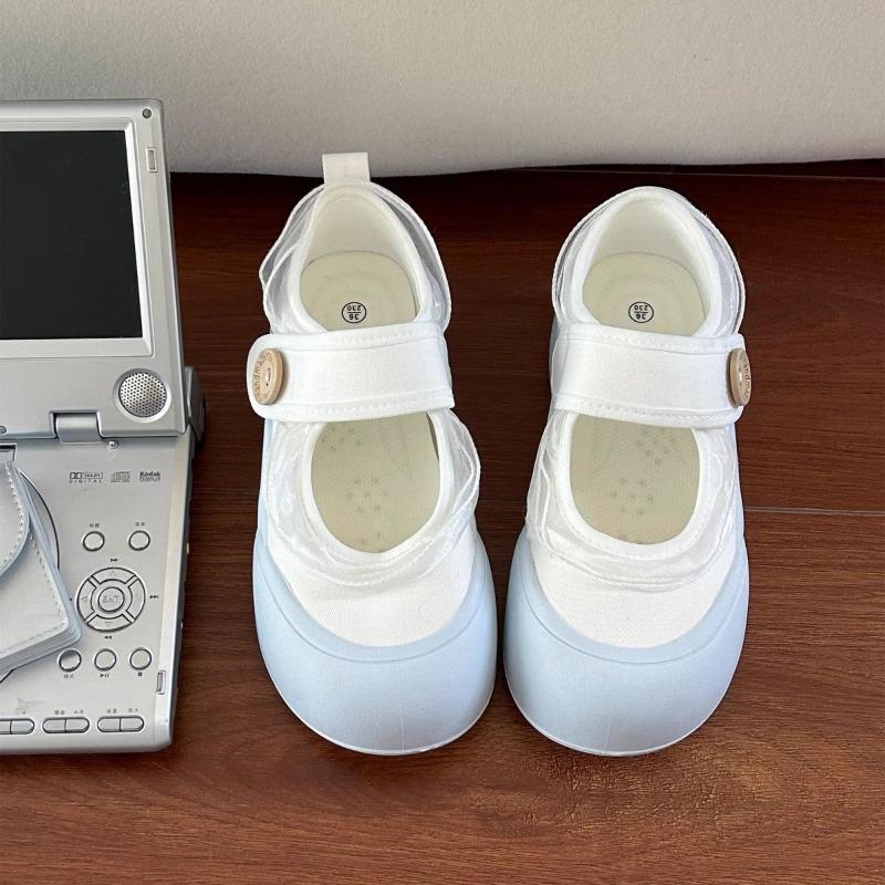 

Кружевные маленькие белые туфли женские летние новые парусиновые туфли на липучке студенческие толстая подошва туфли Мэри Джейн женские туфли 40 синий