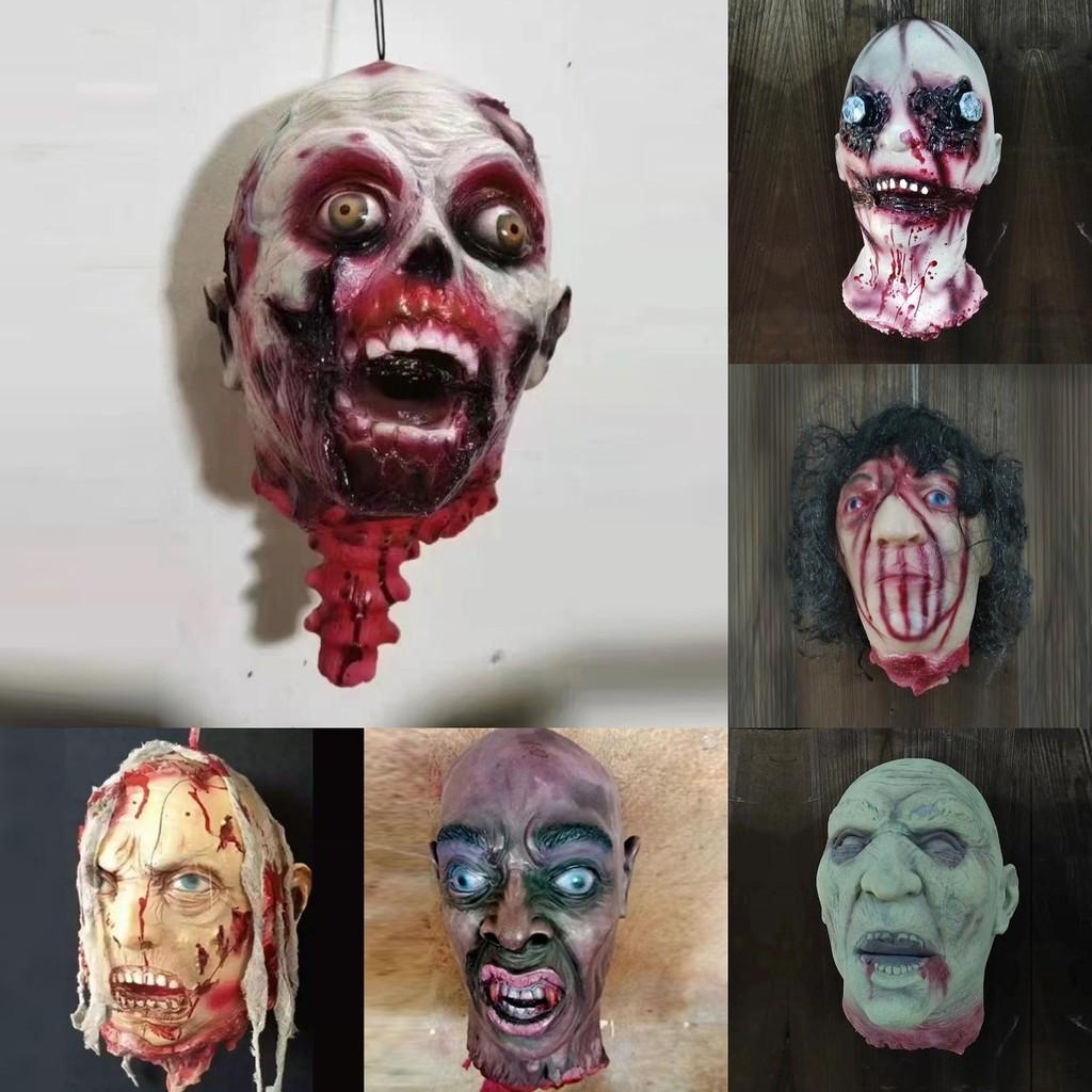 Headless Zombie Halloween Skull Ornament Prop Horror Party Decor Haunted House