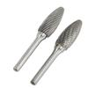 Single Double Cut Carbide Burrs Rotary Files 14mm Cutter Dia 6mm Shank Multipurpose for Metalwork Wood Carving Grinding