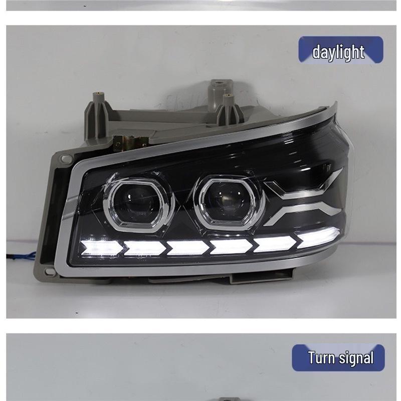 Sinotruk Howo 380/336 Dual-Lens Full LED Headlights - Super Bright Modified Spotlights