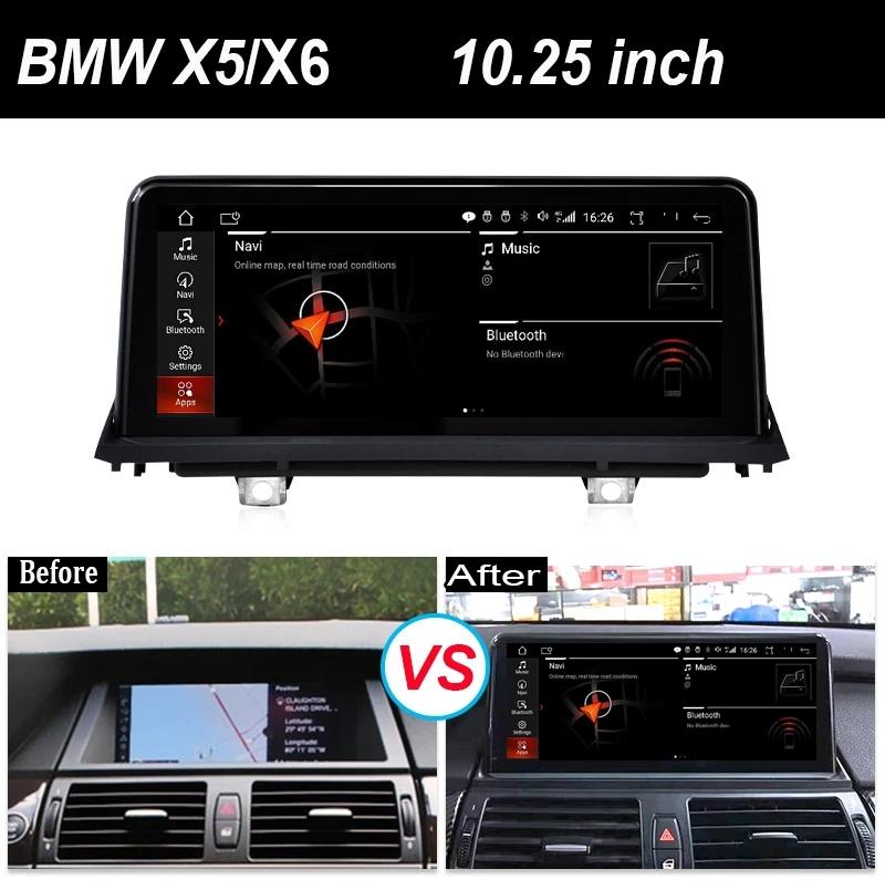 Android 14 For BMW X5 E70 X6 E71 2007 - 2013 Original CCC or CIC System Car Radio Stereo Video Player GPS Navigation Multimedia
