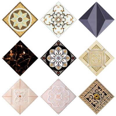 10 pezzi cucina bagno autoadesivo PVC impermeabile pavimento piastrelle adesivo diagonale